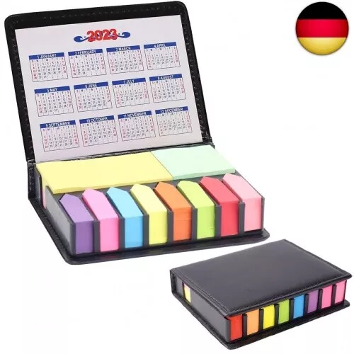 Haftnotizen Set, 12 Farben Megapack, 2000 Stück Bunte Klebezettel klein,