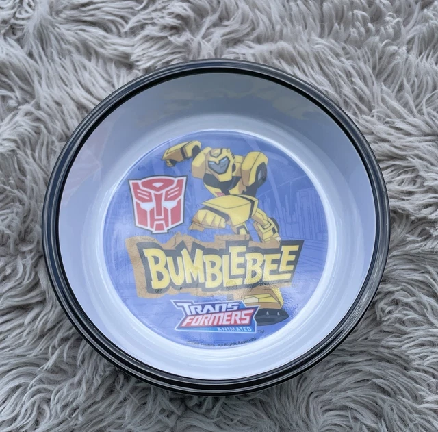 Zak! Designs Transformers Animated Bumblebee Kids Hard Plastic Bowl