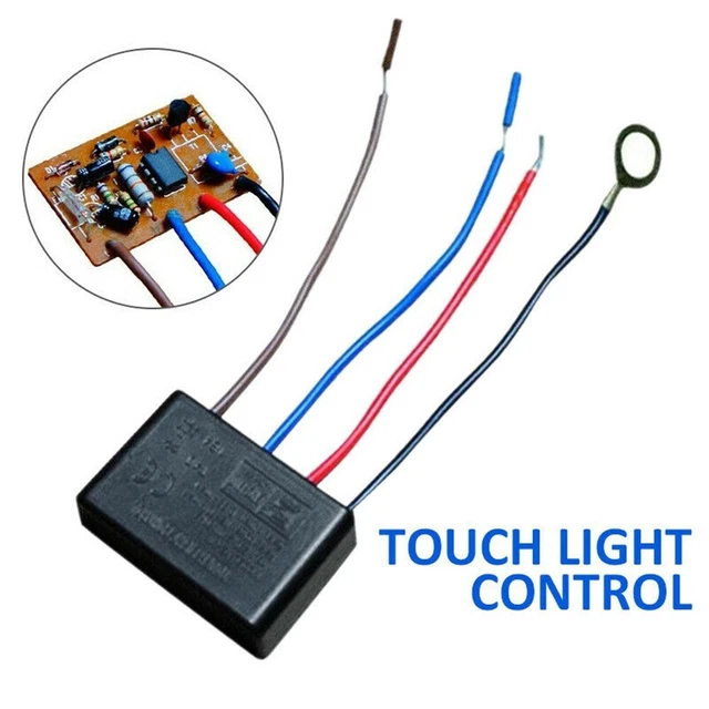 220V Tactile Interrupteur Lampe de Table Variateur Module de Commande Capteur