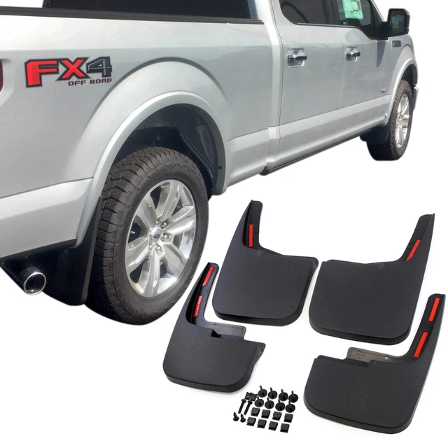 FITS FORD F150 Mud Flaps 1520 Mud Guards Splash Flares 4 Piece Front & Rear 67.88 PicClick CA