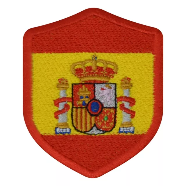 Parche ESPAÑA Escudo 7x5,6cm Bordado Bandera Patch FanShirts4u 3