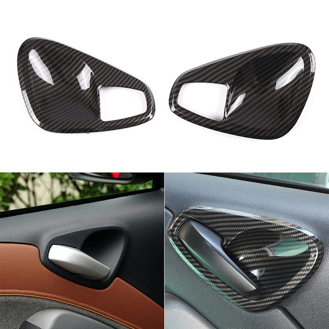 Poignées De Porte Intérieure Voiture Style Carbone - 2 Pièces Pour VW T5 2003+ - Remplacement OE 8359884422 ABS Premium