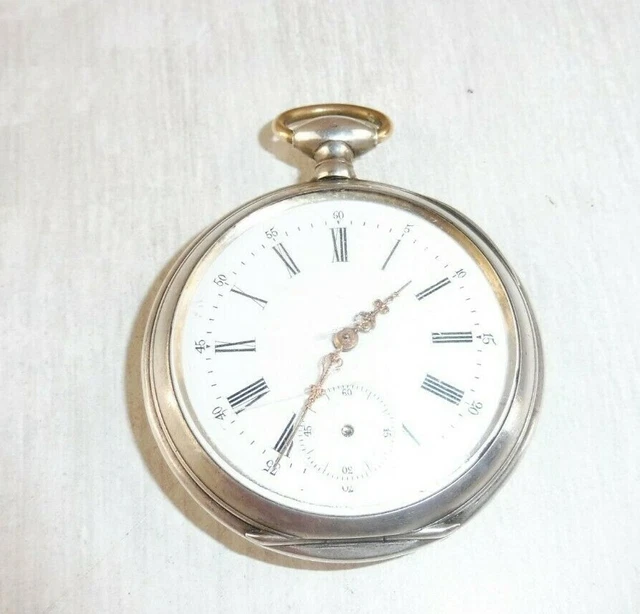 Montre De Poche Ancienne En Argent - Marque Messidor - 17 Rubis - Vintage