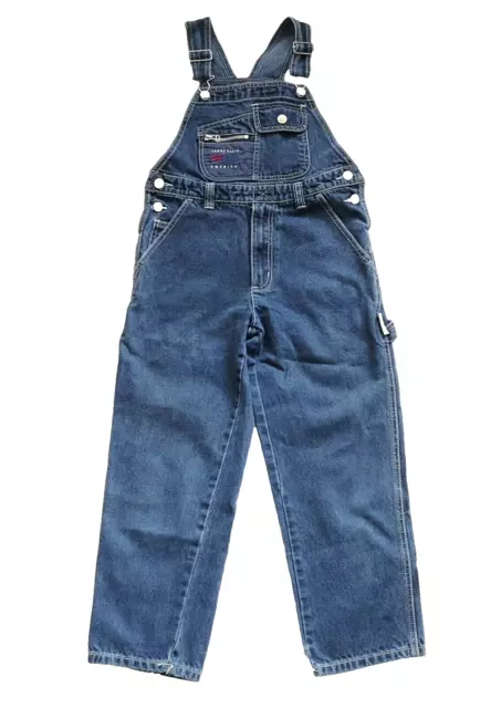 DULUTH TRADING CO. Womens Denim Carpenter Bib Overalls Jeans S x