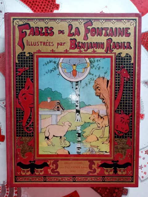 Fables De La Fontaine Illustrees Par Benjamin Rabier Numerote 1982 J Tallandier
