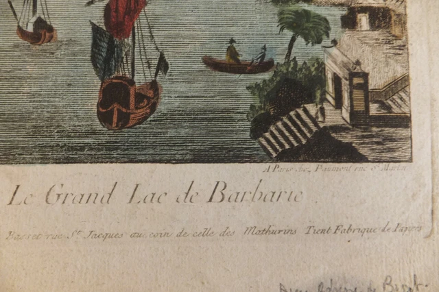 Optical view depicting the Great Lake of Barbarism engraving Cochinchina Vietnam 4