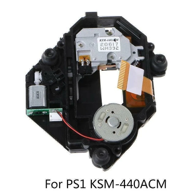 KSM-440ACM Optical Disc Reader Lens Driver Module – Replacement Part For PS1 Game Console (Plastic & Metal, No Tools Required)