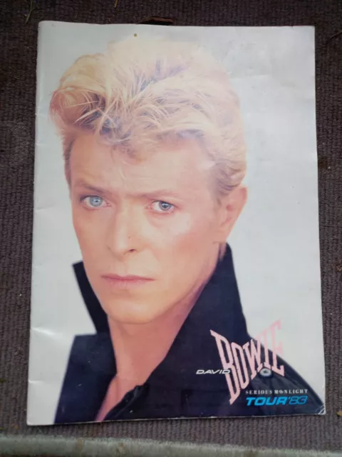 1983 David Bowie Serious Moonlight Tour Programme