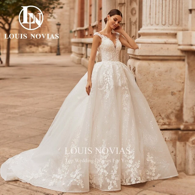 Ball Gown Wedding Dress Elegant Sleeveless Embroidery Bead Sweetheart Lace gown