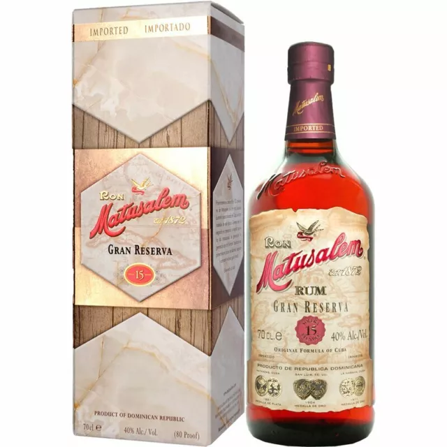 Ron Matusalem Gran Reserva 15 Jahre Solera Rum -  40 % Vol. / 0,7 Liter