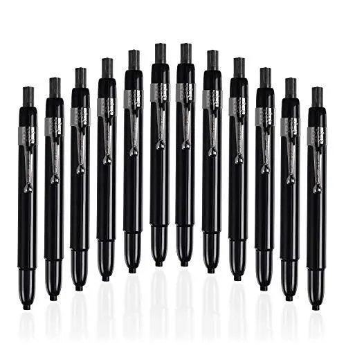 Listo 1620 - Box of 12 - BLACK COLOR - China Markers/Grease Pencils