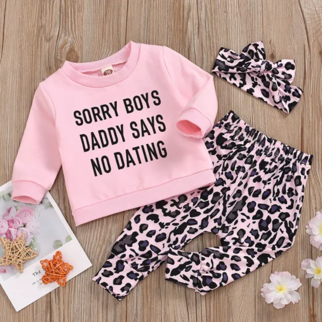 Newborn Baby Boys Clothes Tops Trouser Pants Tracksuit Outfits 2PCS Set