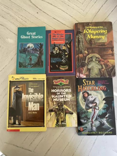 RETRO Lot Of Spooky, Halloween, Monster Books