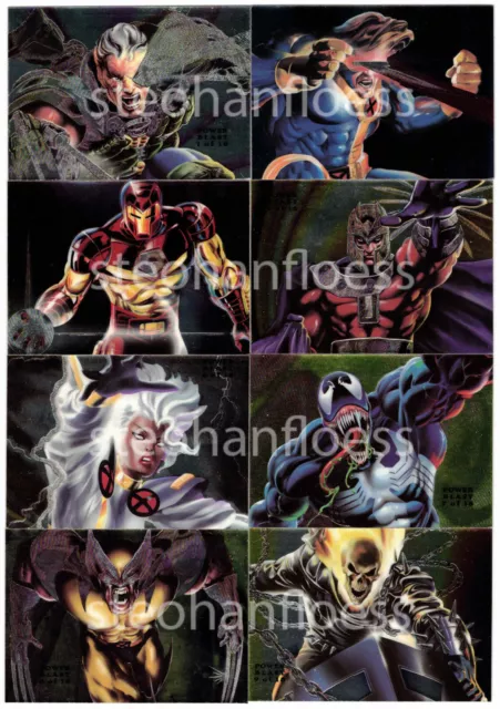 1994 Flair Marvel Annual X-Men Powerblast Power Blast You Pick Finish Your Set