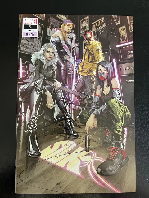 Silk #5, Vol 3 - (2021) - Unknown Comics Kael Ngu Variant - Marvel- VF/NM