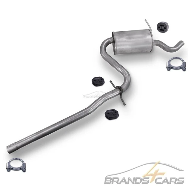 Silenziatore Medio Atec Per Skoda Octavia Vw Golf 5 6 Variante Jetta 1.2 1.6