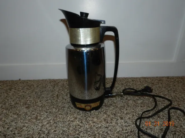 Cory Jubliee Chrome 18 Cup Urn Electric Percolator Coffee Maker Pot D18P