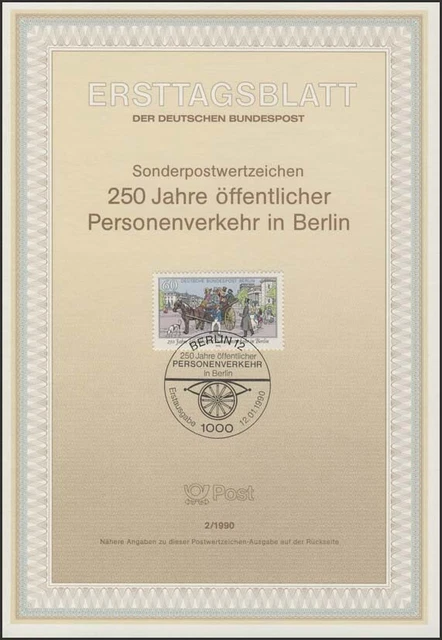 ETB 02/1990 Personenverkehr, Pferdekutsche