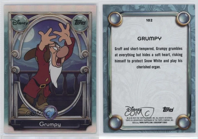 2025 TOPPS DISNEY Wonder Tier 2 Grumpy #102 1gx0 $2.70 - PicClick CA