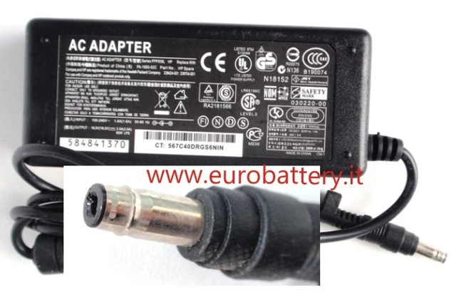 Alimentatore AC 90W Per HP Pavilion DV6000, DV8000, DV9000 | Caricabatterie 3 Anni Garanzia