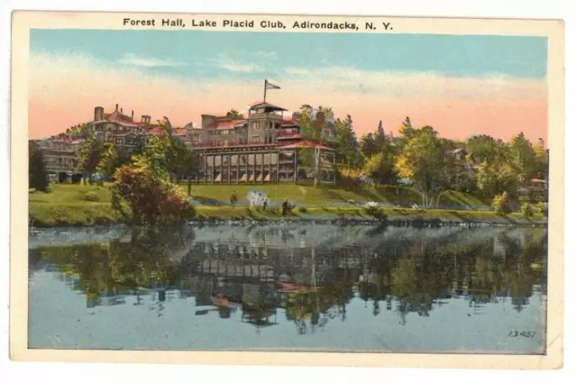 c1930 PC: View of Forest Hall, Lake Placid Club – Adirondacks, New York