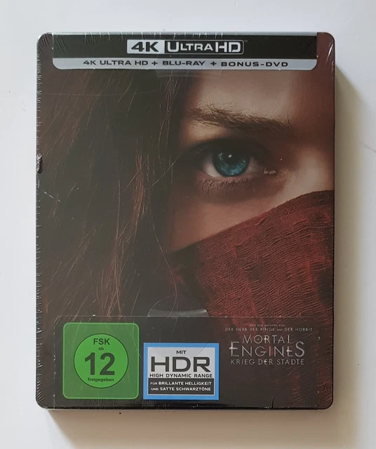BD-UHD 4k + Blu-ray - Steelbook : MORTAL ENGINES - Neuf