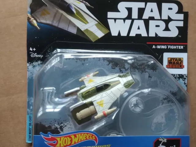 Star Wars Rebels, Hot Wheels, A Wing Star  Fighter  Sealed New