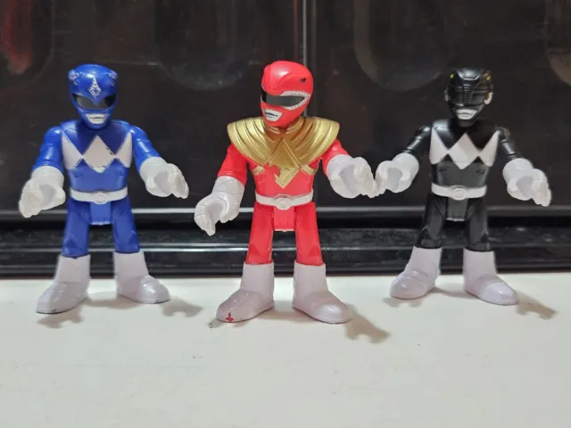 3 X Imaginext Power Ranger Figures
