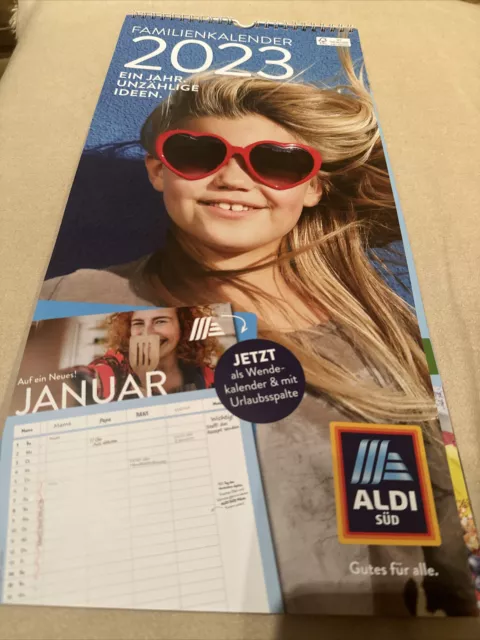 ALDI KALENDER 2023 Familienkalender, Wandkalender, Terminplaner, 4
