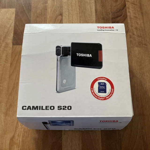 VIDEOCÁMARA DIGITAL TOSHIBA Camileo S20 1080p HD Totalmente