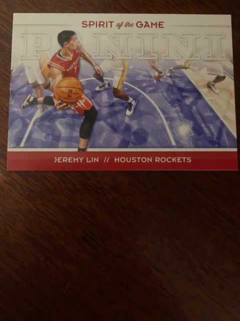 12/13 panini spirit of the game #2 Jeremy Lin