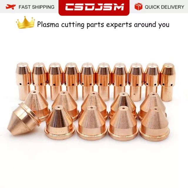 20pcs 0558007680 nozzle 0558005220 Electrode Plasma 90A for ESAB® PT-37 PT-38