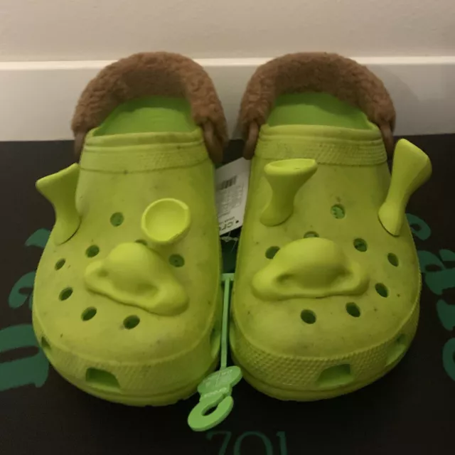 Crocs SHREK Classic Clog Lime Punch Men Size 10/W12 Confirmed