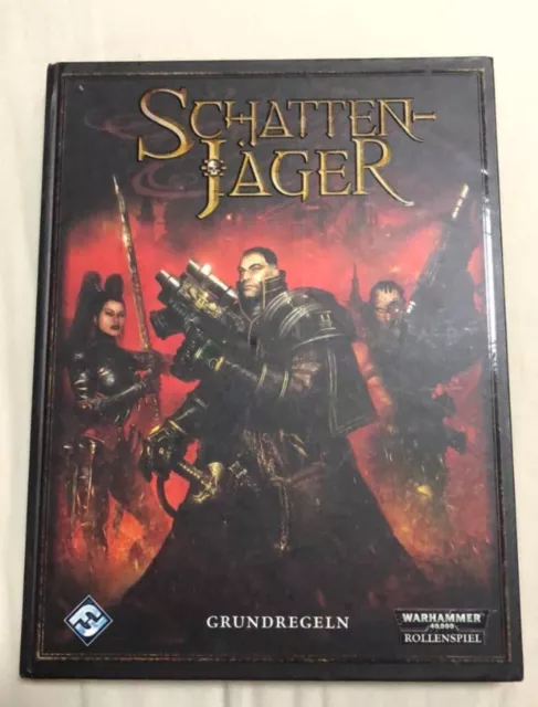 Original Hardcover Warhammer 40k RPG Schattenjäger Grundregeln Buch Deutsch 2008