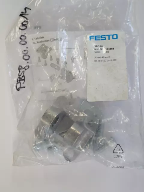 FESTO SNC-40 174384 Schwenkflansch - Nuovo Conf. Orig. - Worldwide Shipping, Ue