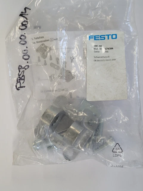 FESTO SNC-40 174384 flangia girevole - NUOVO IMBALLO ORIGINALE - worldwide shipping, EU