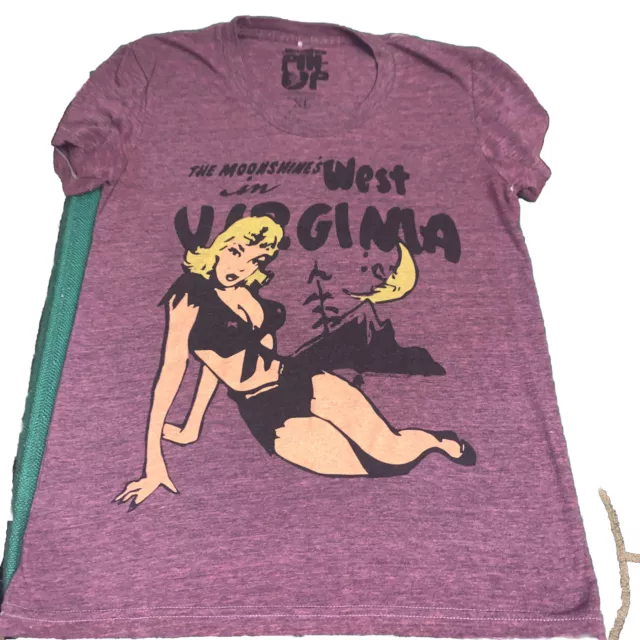 Bestination T-shirt Pinup Girl West Virginia Moonshine’s In West Virginia