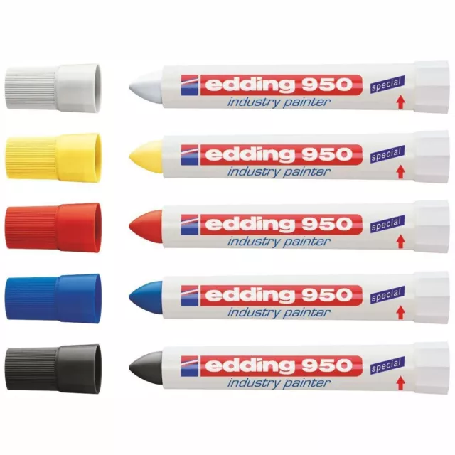 edding 950 industry painter Spezialmarker Strichst. 10mm Farbe wählbar Industrie