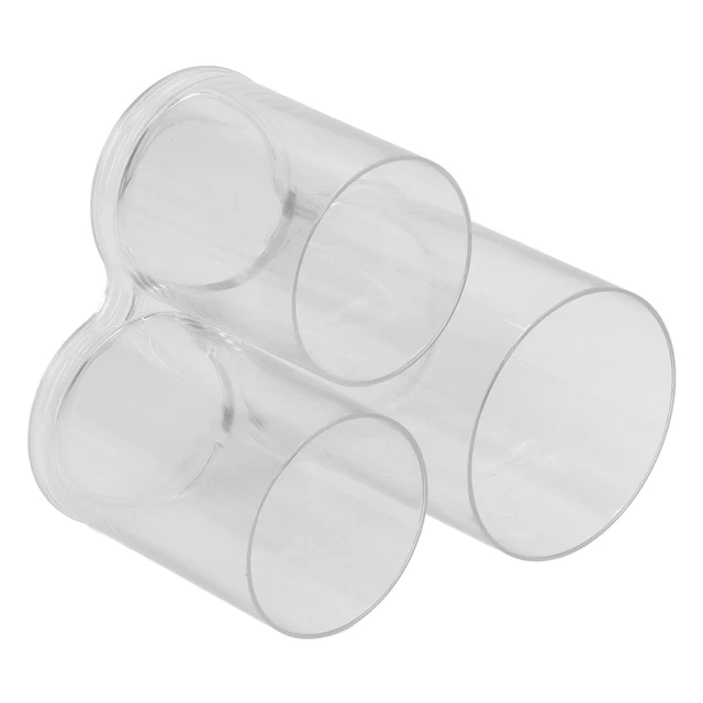 Récipient De Maquillage En Plastique Rond Clair Organisateur De Support