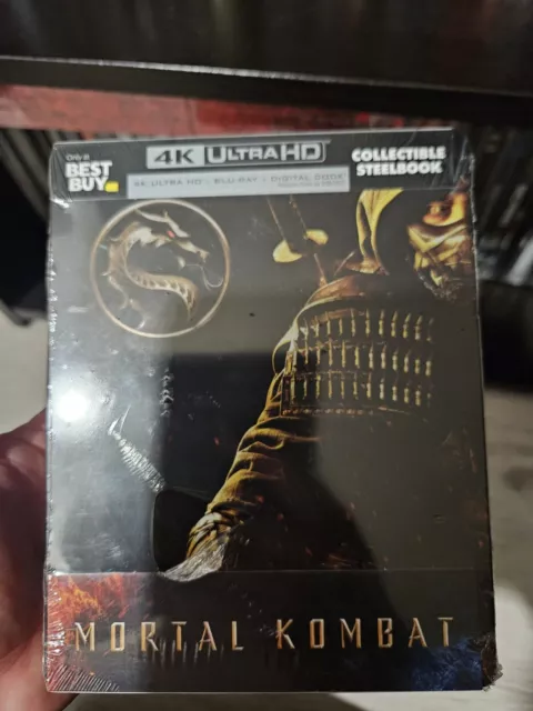 Mortal Kombat (2021) 4K Sold-Out Best Buy Exclusive Steelbook (4K+Blu-ray)