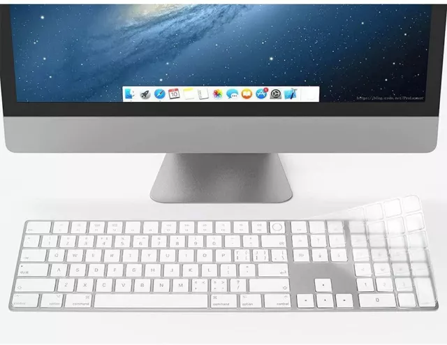 Ultra Thin TPU Keyboard Cover Skin for Magic Keyboard with Numeric Keypad imac24