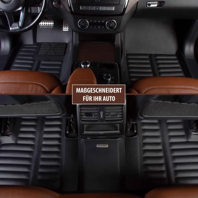Set tappetini auto in pelle premium XMATS per BMW Serie 3 (F30/F31) 2012-2019 2