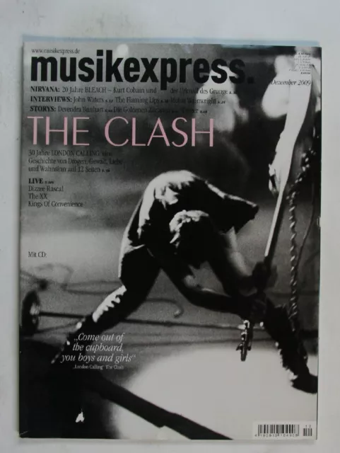 Musikexpress Dezember 2009 Magazine The Clash Nirvana Weezer Die Goldenen Zitron