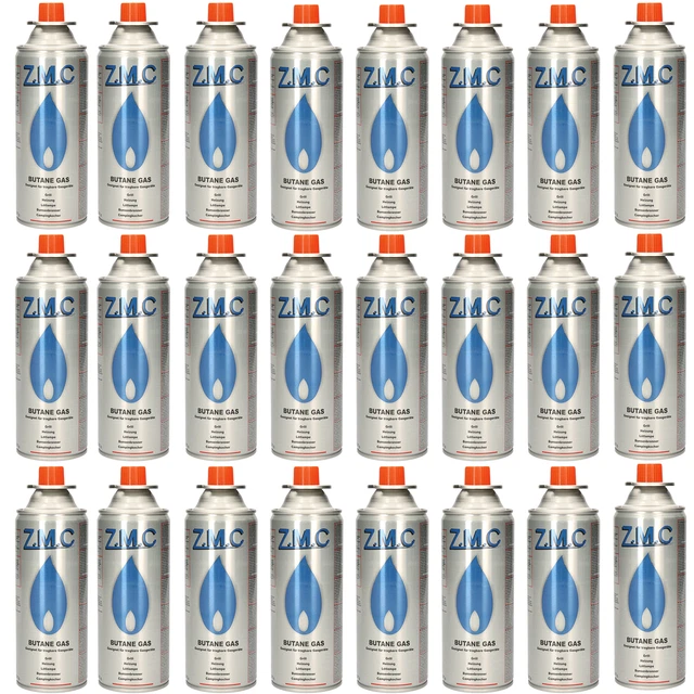 24x Butano Gas Cartuccia 227g di Bruciatore Bunsen Fornello Campeggio a