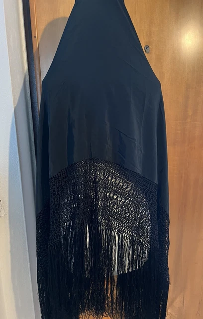 Scialle Antico Seta/ Ancien Chale En Soie/ Antique Silk Shawl