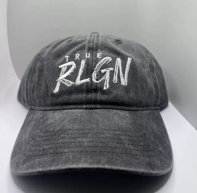 New True Religion Gray Hat Cap Adjustable Snapback