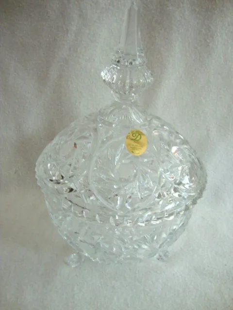 Wunderschöne Bleikristall Vase Kugel wie neu