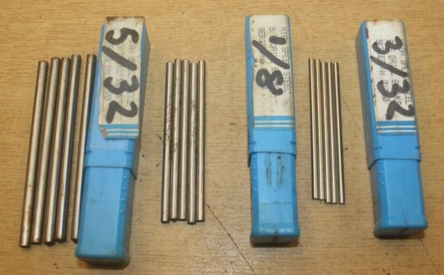 Presto Engineering HSS High Speed Steel Drill Blanks 3/32" 5/32" 1/8"