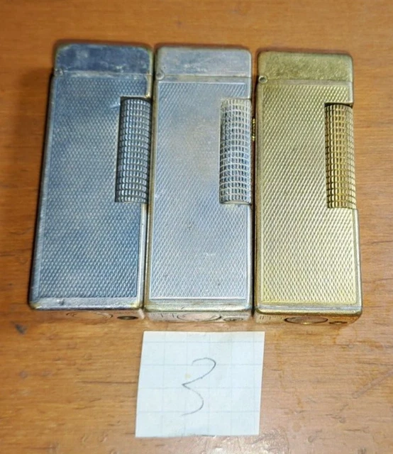 lotto 3 accendini dunhill non testati vendo come non funzionante