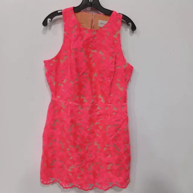 Women's Adelyn Rae Sleeveless Lace Applique Mini Dress Sz L NWT